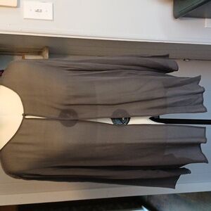 Eileen Fisher Women Sheer Silk Georgette Layering Top/Blouse NWT 2X